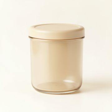 Laurel Dale Storage Canister With Lid - Beige (synthetic illustration; no displayed measurements)