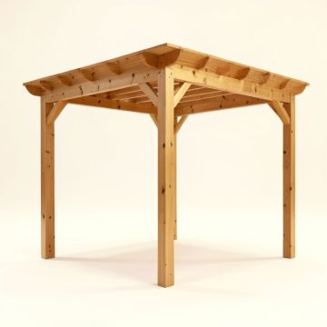 Breeze 8 Ft. W X 10 Ft. D Solid Wood Pergola (synthetic illustration; no displayed measurements)