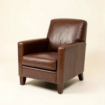 Emper Leather Arm Chair (synthetic illustration; no displayed measurements)