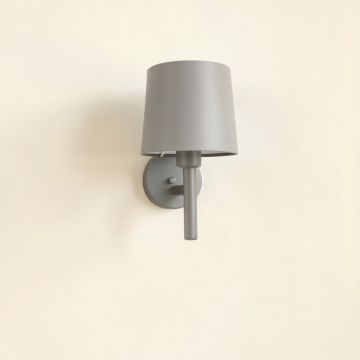 Shore Bridge Wall Sconce Mounted On A Plain Wall - Gray (synthetic illustration; no displayed measurements)