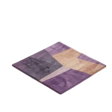 Geometric Ombre Moccasin/Purple Area Rug