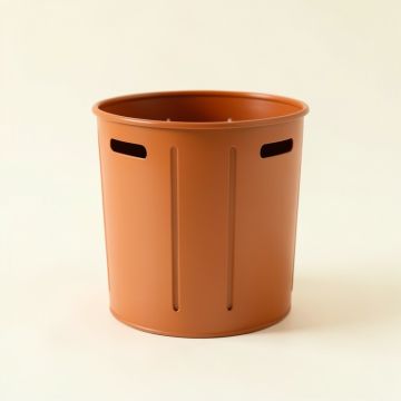 Dune Bend Closed Garden Compost Bin - Terracotta (synthetic illustration; no displayed measurements)