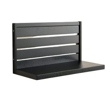 Alder Branch Wall-Mounted Entryway Organizer Shelf - Black