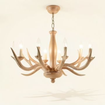 Sybil Unique Statement Classic Traditional Chandelier With Antler Accents (synthetic illustration; no displayed measurements)