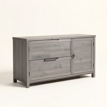 Francisca 40 '' Wide Maple Wood Sideboard (synthetic illustration; no displayed measurements)