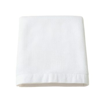 Brook Bend Bath Towel - White