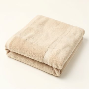 Brook Falls Bath Towel - Beige (synthetic illustration; no displayed measurements)