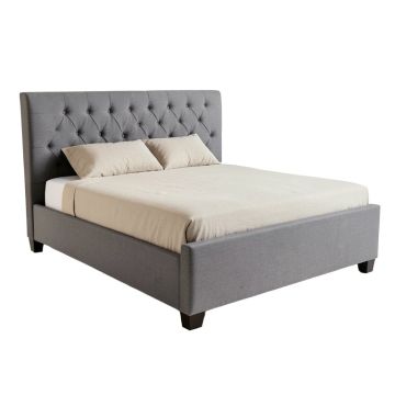 Bloomingburg Queen Tufted Upholstered Low Profile Standard Bed