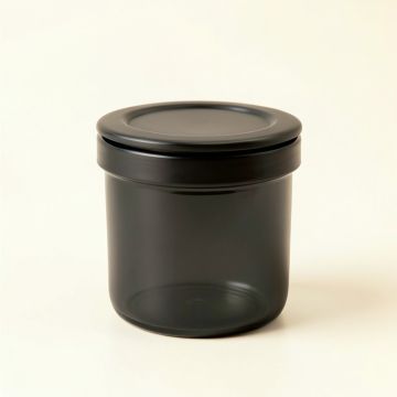 Elm Dale Storage Canister With Lid - Black (synthetic illustration; no displayed measurements)