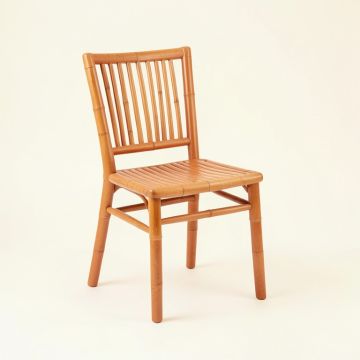 Field Bend Dining Chair - Terracotta (synthetic illustration; no displayed measurements)