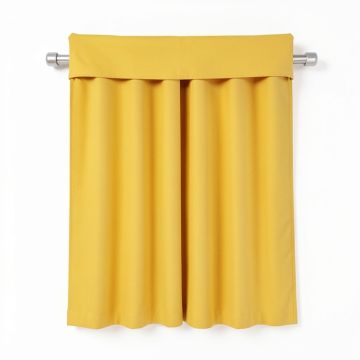 Geometric Room Darkening Rod Pocket Curtain Panels (synthetic illustration; no displayed measurements)