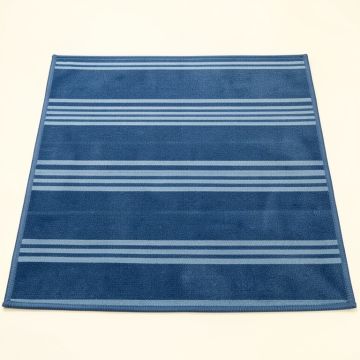 Fern Crest Rectangular Outdoor Rug - Blue (synthetic illustration; no displayed measurements)