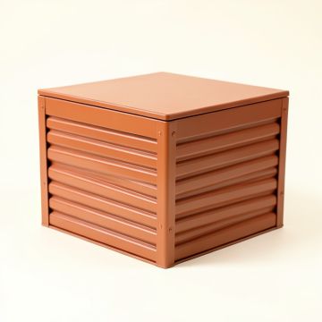 Fern Arc Closed Outdoor Storage Box (synthetic illustration; no displayed measurements)