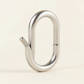 Zenna Home Decorative Ball Curved Shower Curtain Hook (synthetic illustration; no displayed measurements)