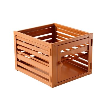 Laurel Bridge Empty Furniture-Style Pet Crate - Terracotta