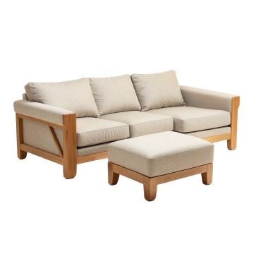 Leeds 95 '' Wide Reversible Sleeper Sofa & Chaise With Ottoman (synthetic illustration; no displayed measurements)