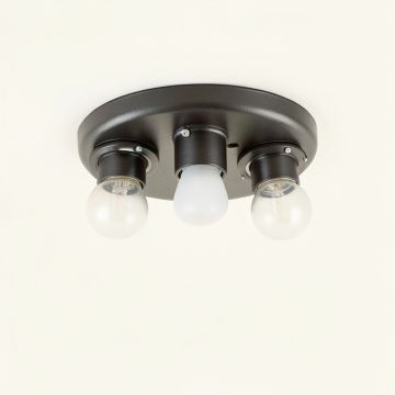 Clare 3 - Light Semi Flush Mount (synthetic illustration; no displayed measurements)
