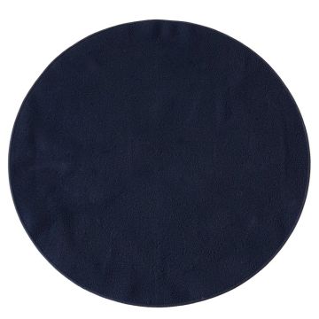 Ridge Bluff Round Area Rug - Navy