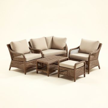Linthicum Patio Outdoor 3 Piece Seating Group With Cushions (synthetic illustration; no displayed measurements)