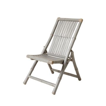 Maple Bluff Folding Outdoor Chair - Gray