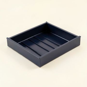 Harbor Branch Empty Under-Desk Cable Tray - Navy (synthetic illustration; no displayed measurements)