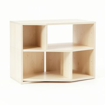 Ash Branch Desktop Shelving Unit - Ivory (synthetic illustration; no displayed measurements)