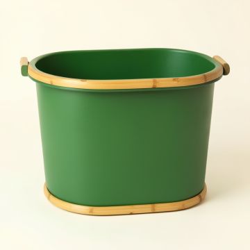 River Crest Laundry Hamper - Green (synthetic illustration; no displayed measurements)