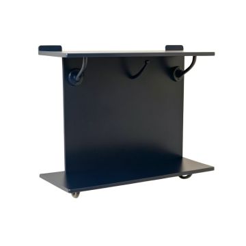 Birch Crest Wall-Mounted Entryway Organizer Shelf - Navy
