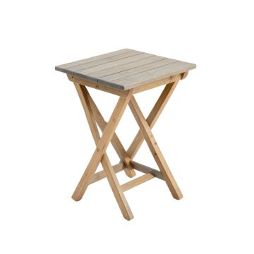 Bay Crossing Compact Balcony Table - Gray