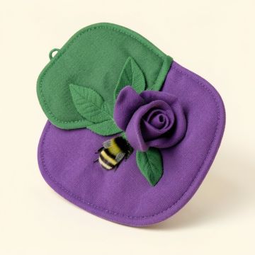 3Drose Bumble Bee And Potholder (synthetic illustration; no displayed measurements)
