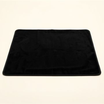 Brook Crest Bath Mat - Black (synthetic illustration; no displayed measurements)