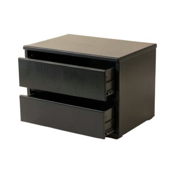 Brook Canyon Small-Parts Storage Drawer Cabinet - Black