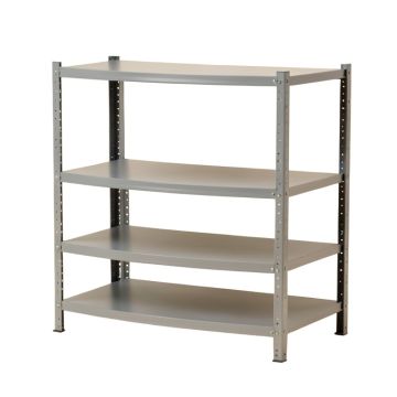 Holly Bluff Empty Seed-Starting Shelving Unit Without Lights - Gray