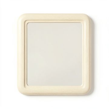 Harbor Branch Framed Wall Mirror - Cream (synthetic illustration; no displayed measurements)