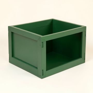 Fern Crossing Empty Furniture-Style Pet Crate - Green (synthetic illustration; no displayed measurements)