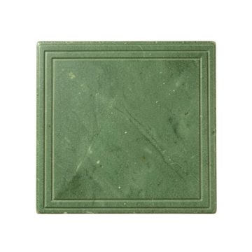 Juniper Branch Uninstalled Square Decorative Tile - Green