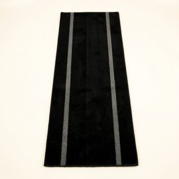 Birch Brook Narrow Runner Rug - Black (synthetic illustration; no displayed measurements)