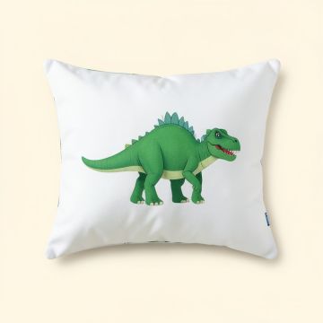 Personalized Dinosaur Toddler Pillow Case (synthetic illustration; no displayed measurements)