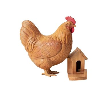 Jaydn Rooster And Hen Shelf Decorations