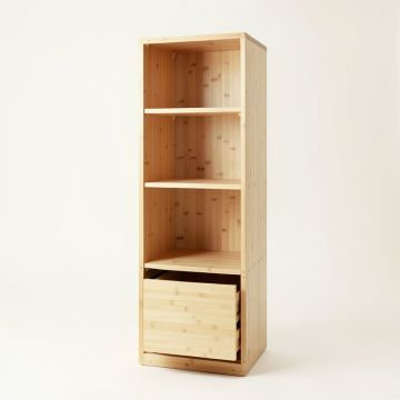 Brook Brook Narrow Cubby Tower - Beige (synthetic illustration; no displayed measurements)