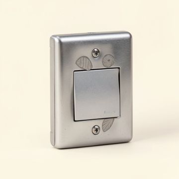 Cute Owl On Light Background 1-Gang Toggle Light Switch Wall Plate (synthetic illustration; no displayed measurements)