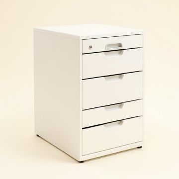 Totally 5-Drawer Mobile Lateral Filing Cabinet (synthetic illustration; no displayed measurements)