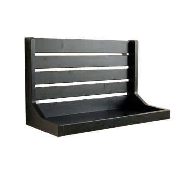 Bay Dell Wall-Mounted Entryway Organizer Shelf - Black