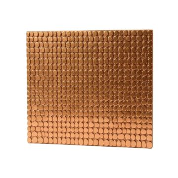 12 '' X 12 '' Pvc Peel & Stick Mosaic Tile In Copper Gold