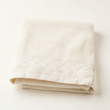 Wren Crossing Bath Towel - Cream (synthetic illustration; no displayed measurements)