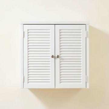 Flint Arc Wall-Mounted Laundry Cabinet (synthetic illustration; no displayed measurements)