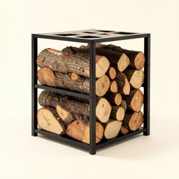 Edmiston Firewood Log Rack (synthetic illustration; no displayed measurements)