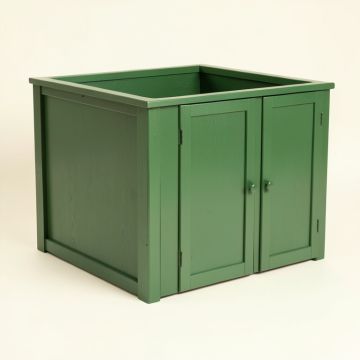 Sage Falls Empty Furniture-Style Litter Enclosure - Green (synthetic illustration; no displayed measurements)