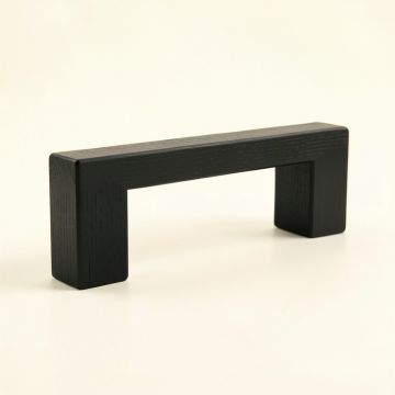 Hill Crest Cabinet Handle Without Packaging - Black (synthetic illustration; no displayed measurements)