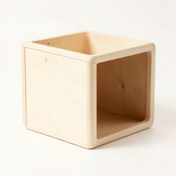 Fern Crossing Empty Furniture-Style Litter Enclosure - Ivory (synthetic illustration; no displayed measurements)